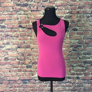 Unique Medium Pink Sexy Sleeveless Top